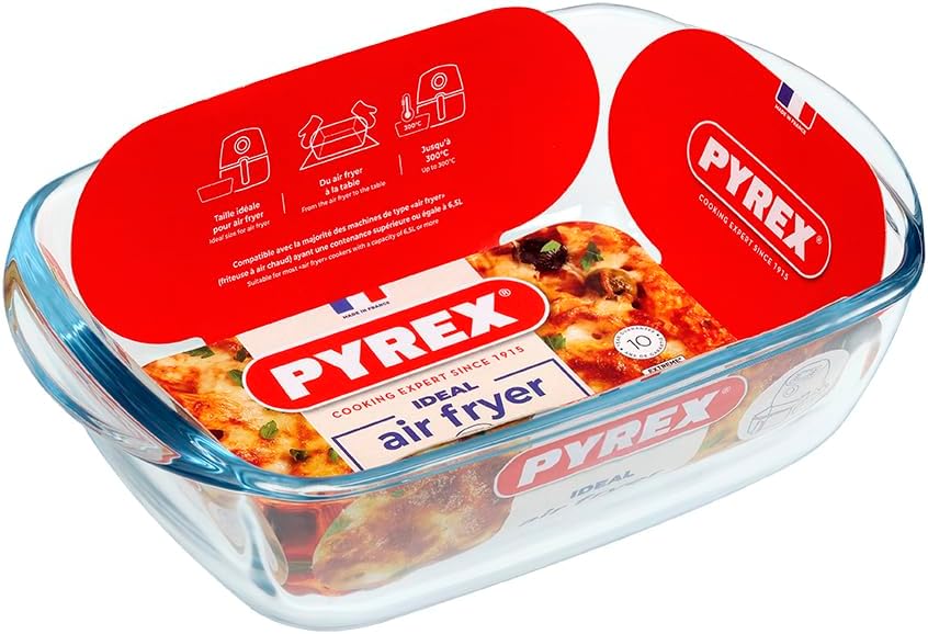 Pyrex - Plat Four Idéal - 23x15 cm - Verre borosilicate, four, micro-ondes