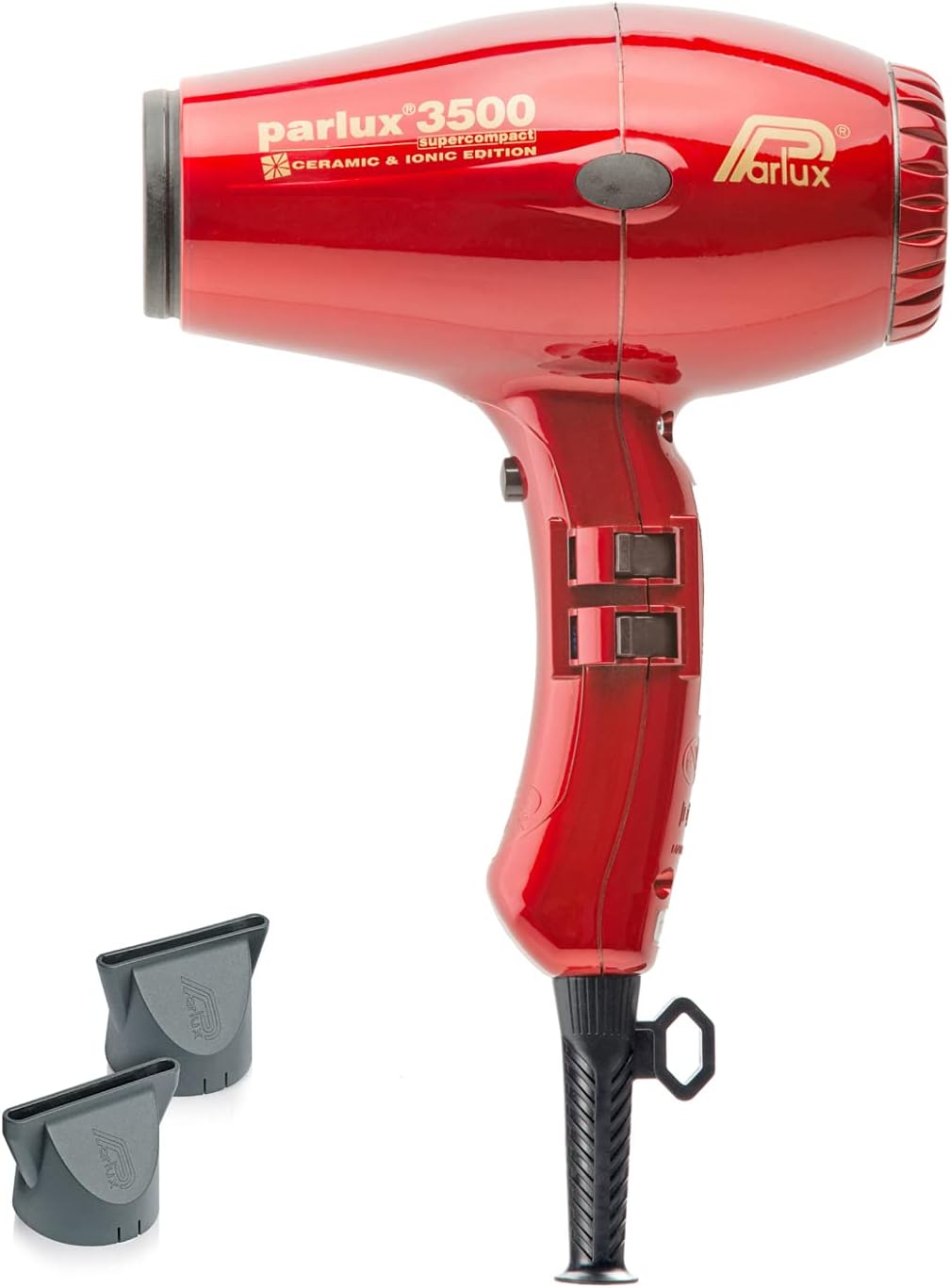 Parlux - Supercompact 3500 - compact - ionique, céramique, rouge