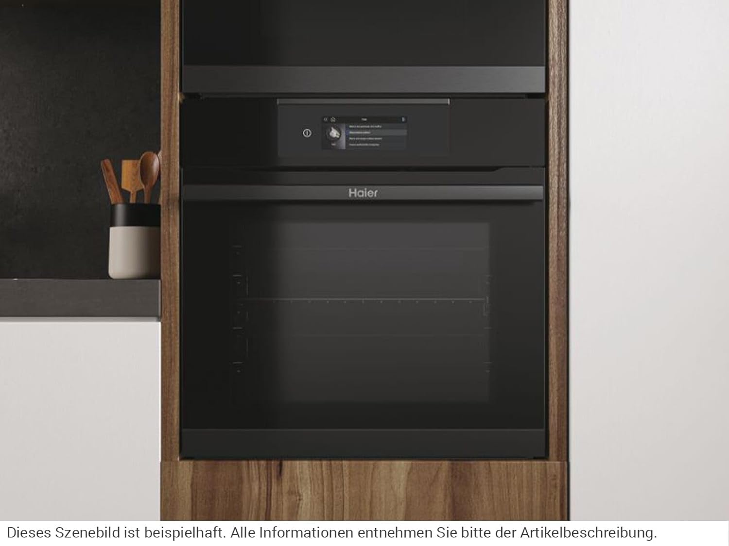 Haier - I-TOUCH Série 4 - 60 cm - four pyrolyse Wi-Fi, 14 fonctions - HWO60SM5T9BHD