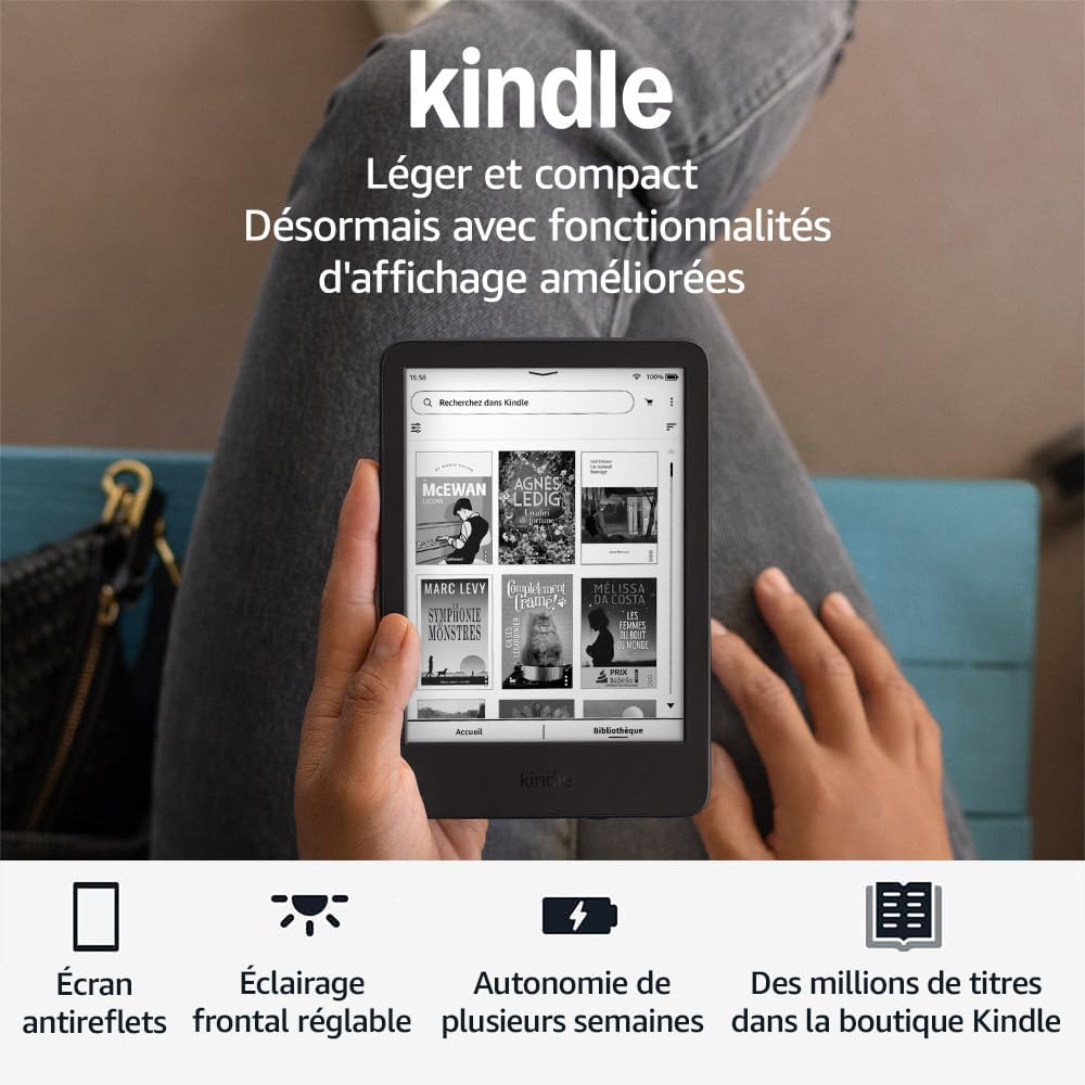 maxi-dealzz - Kindle nouvelle génération - compact, 16 Go, écran antireflet