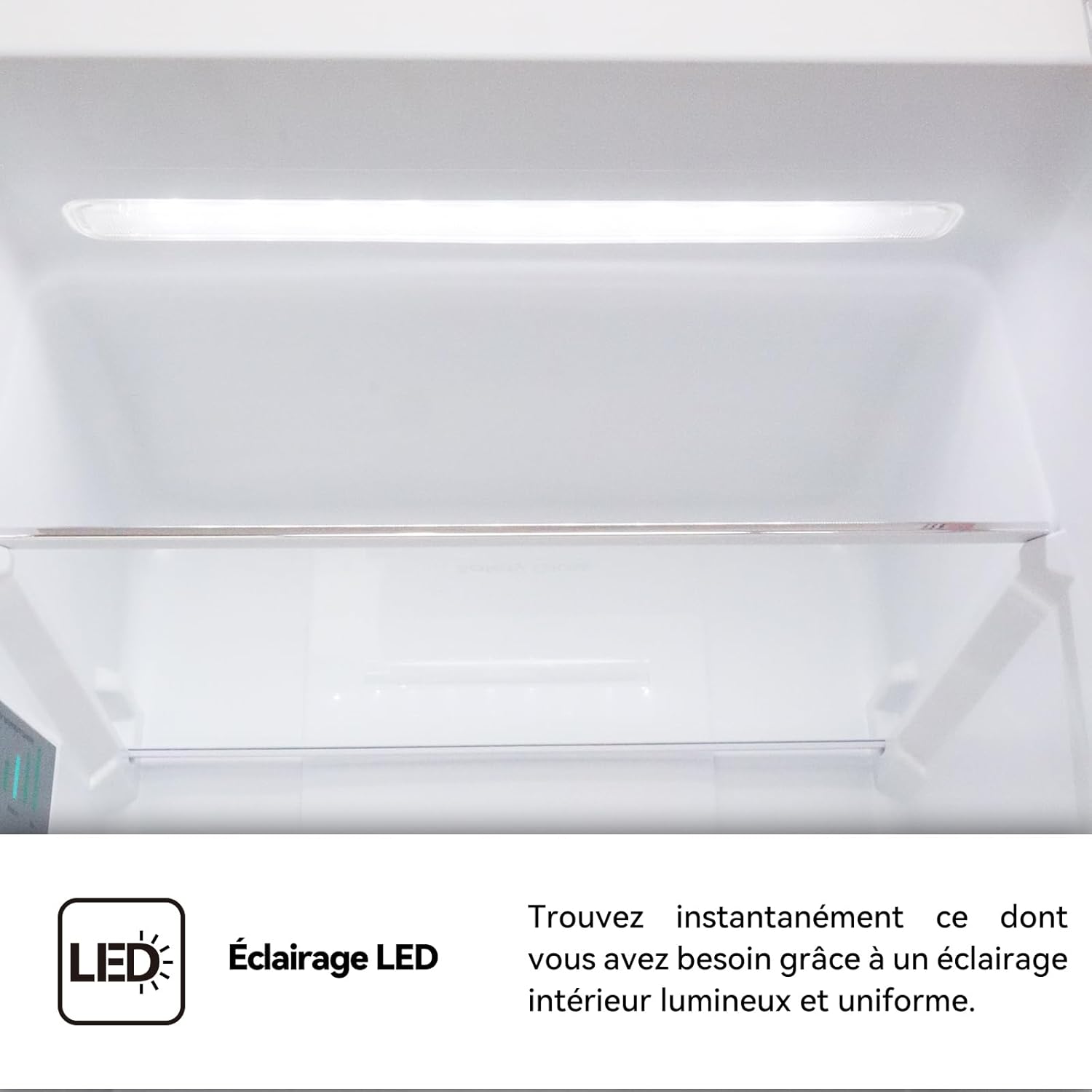 magictec - frigo vintage combiné 179cm, 236L, no frost, vert matcha