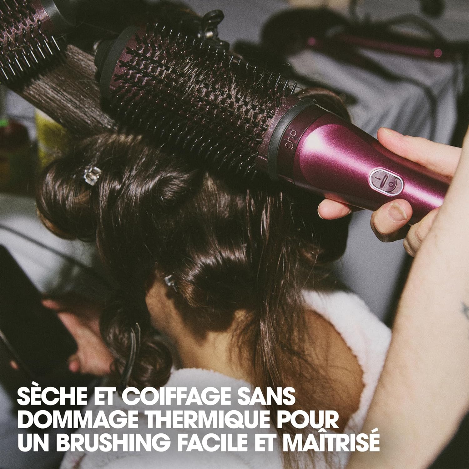ghd - Duet Blowdry Bordeaux - brosse 2-en-1 crème volume, brushing durable