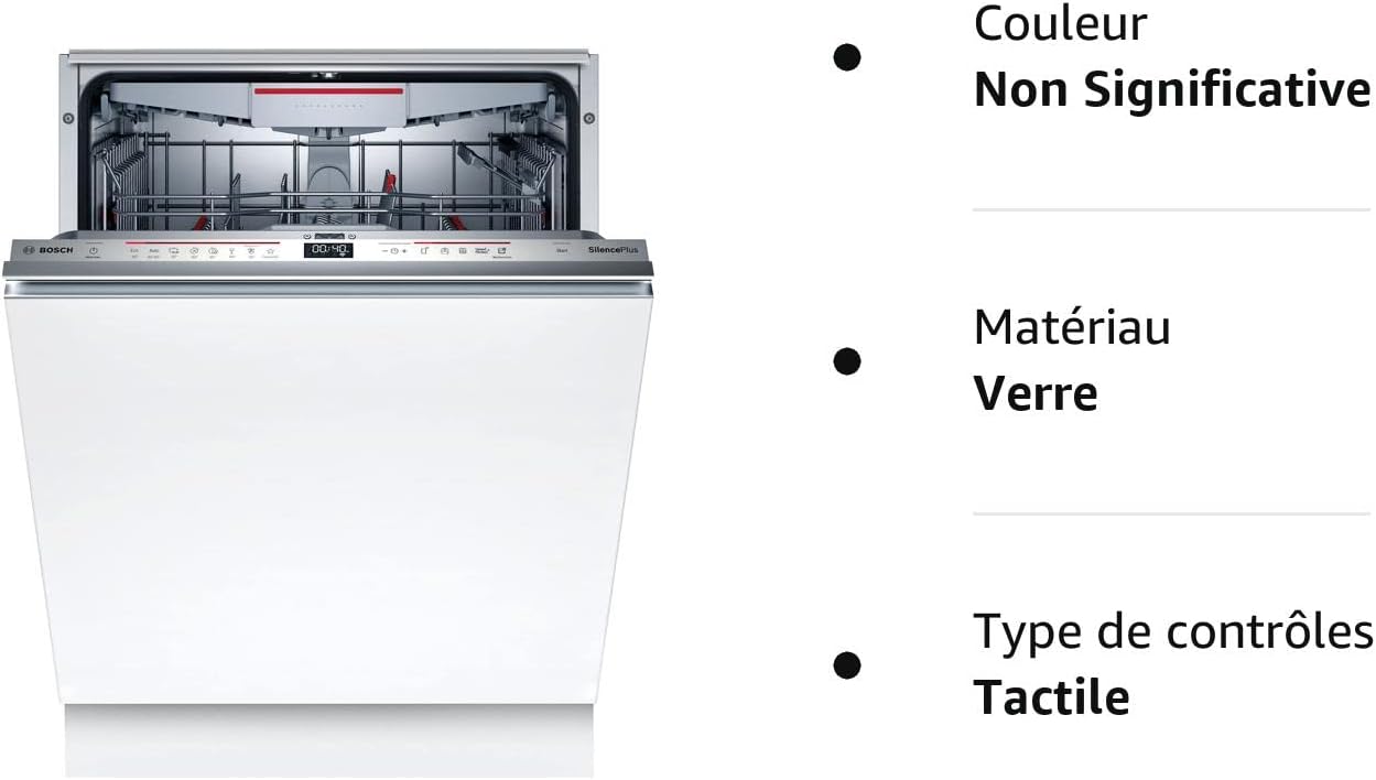 Bosch - Série 6 lave-vaisselle encastrable 60cm, 13 couverts, 40dB, SMV6ECX93E