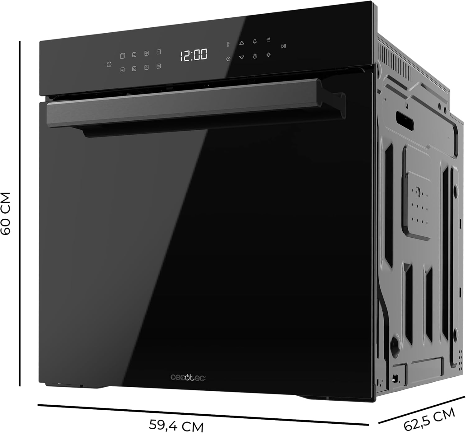 Cecotec – Bolero Hexa – 81L – Airfryer, Pizza, vapeur, nettoyage – 9506000