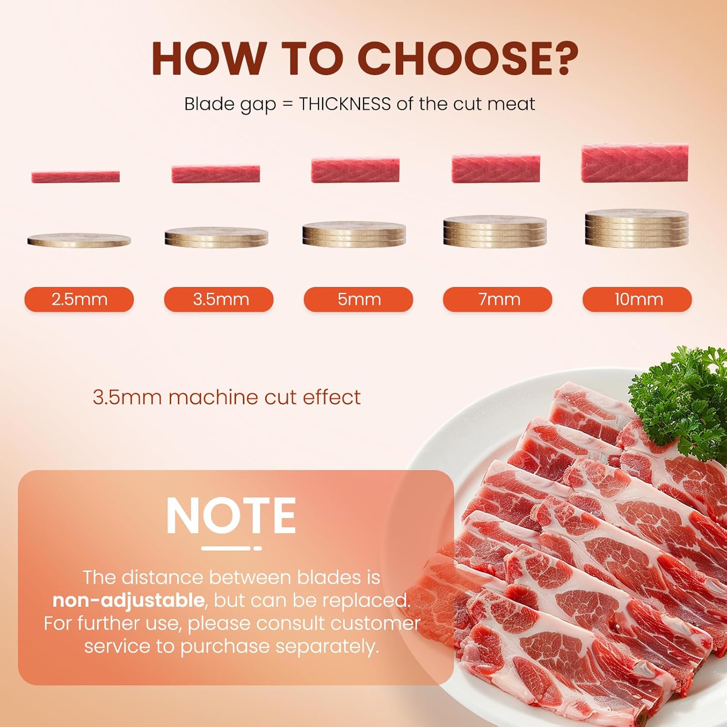 NEWTRY - trancheuse à viande 10 mm, 550W, 160 kg/h, restaurants