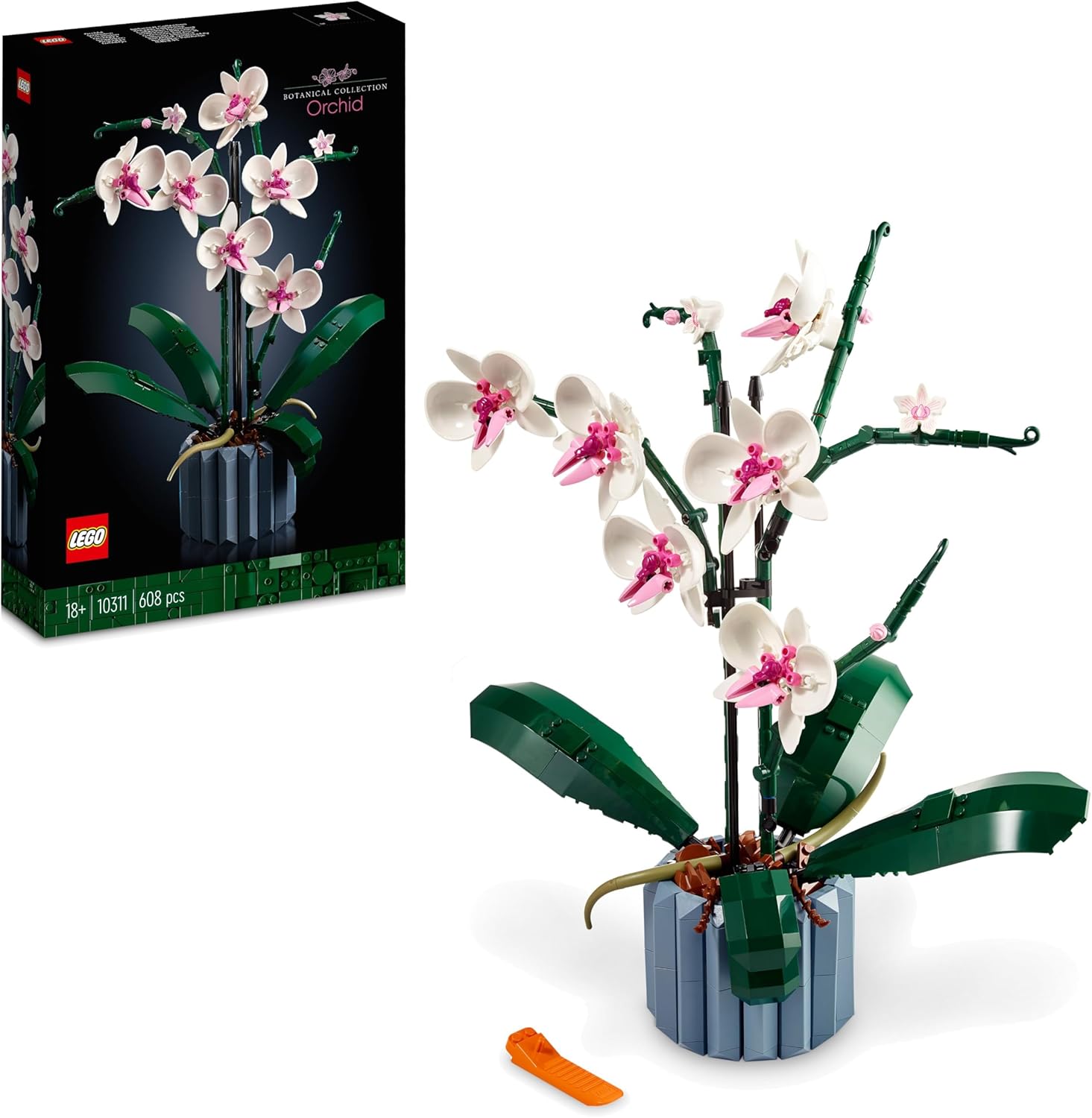LEGO - Orchidée Botanique - fleurs artificielles déco maison - 10311
