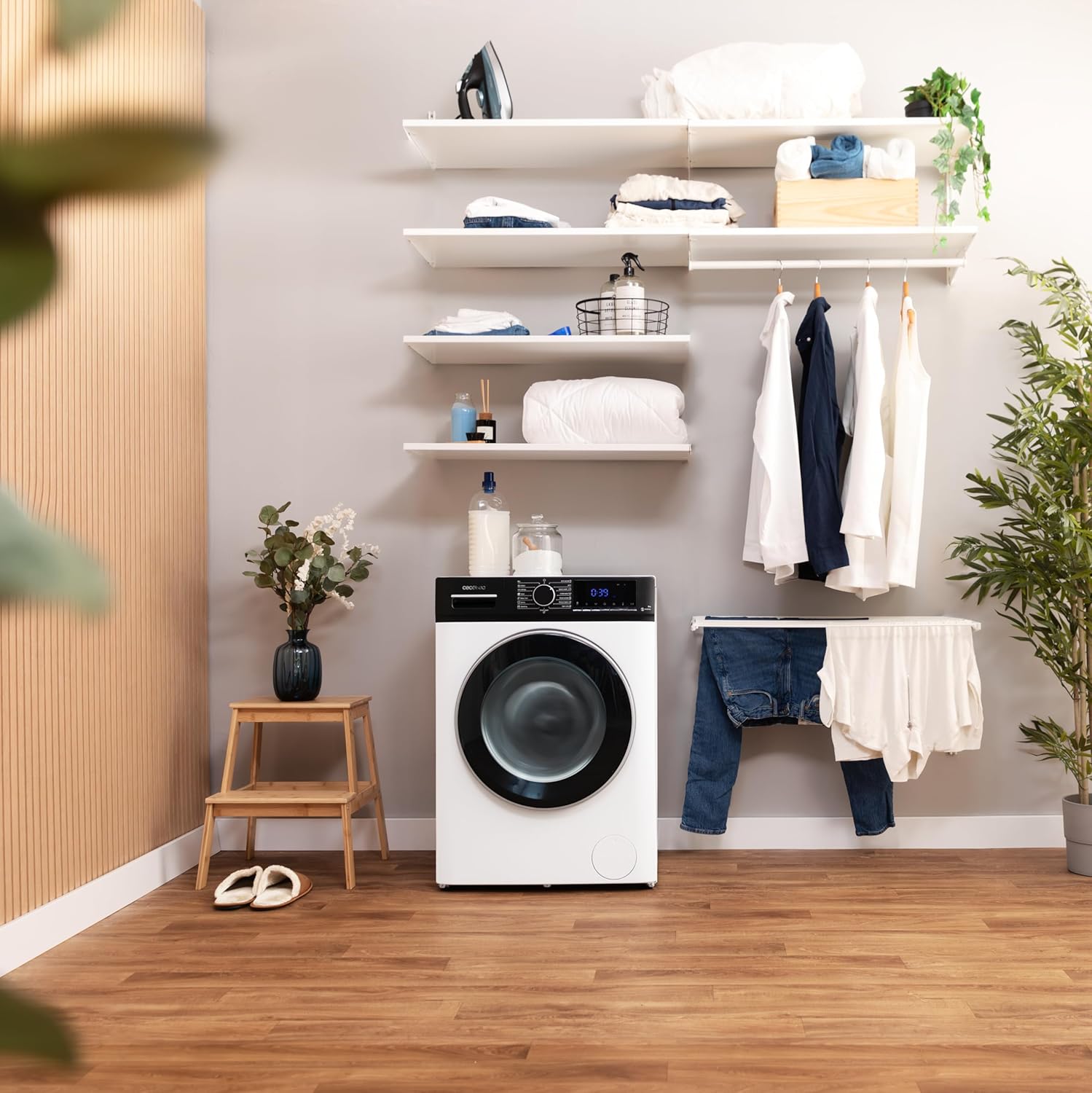 Cecotec - Bolero DressCode 10610 - 10kg, frontal, 1400rpm, vapeur, 15 programmes, Inverter 10610