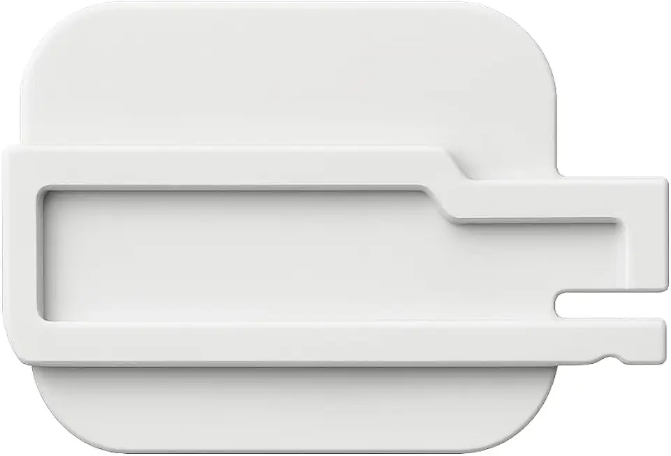 Support télépéage pare-brise slim, adhésif, fixation badge, 2 pièces