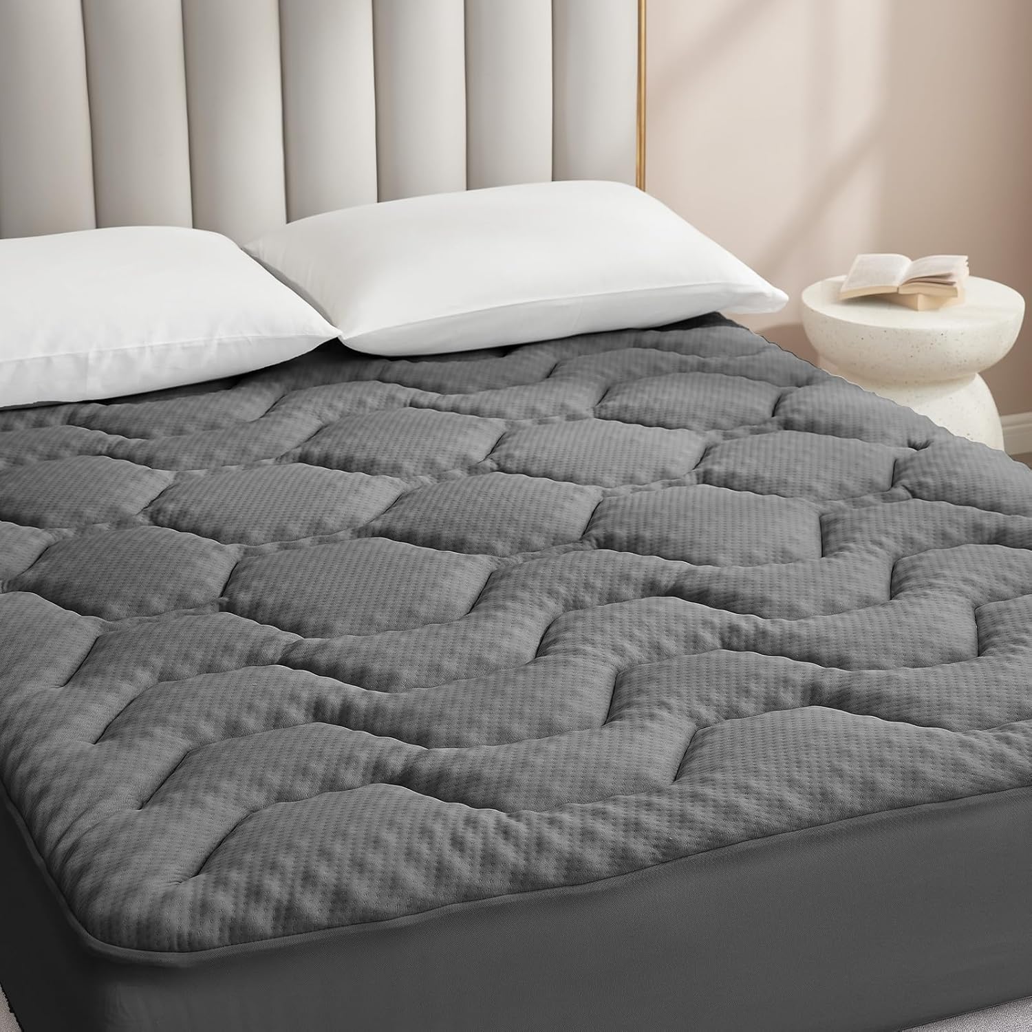 EHEYCIGA - Surmatelas mémoire forme - 80x190 cm - rafraîchissant, poche profonde