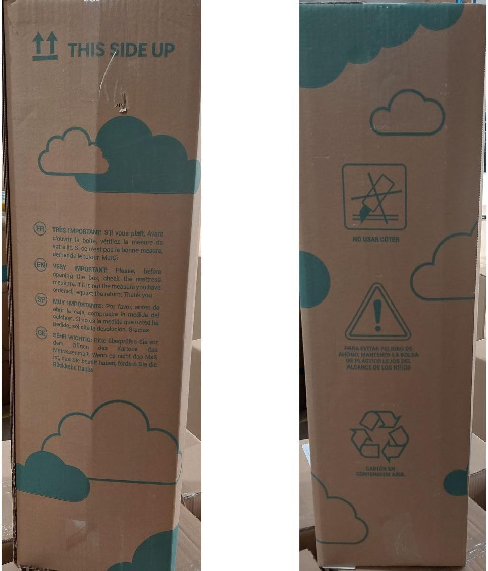 Dormissimo - Baby Bleu - 67x137 cm - matelas bébé respirant 14 cm