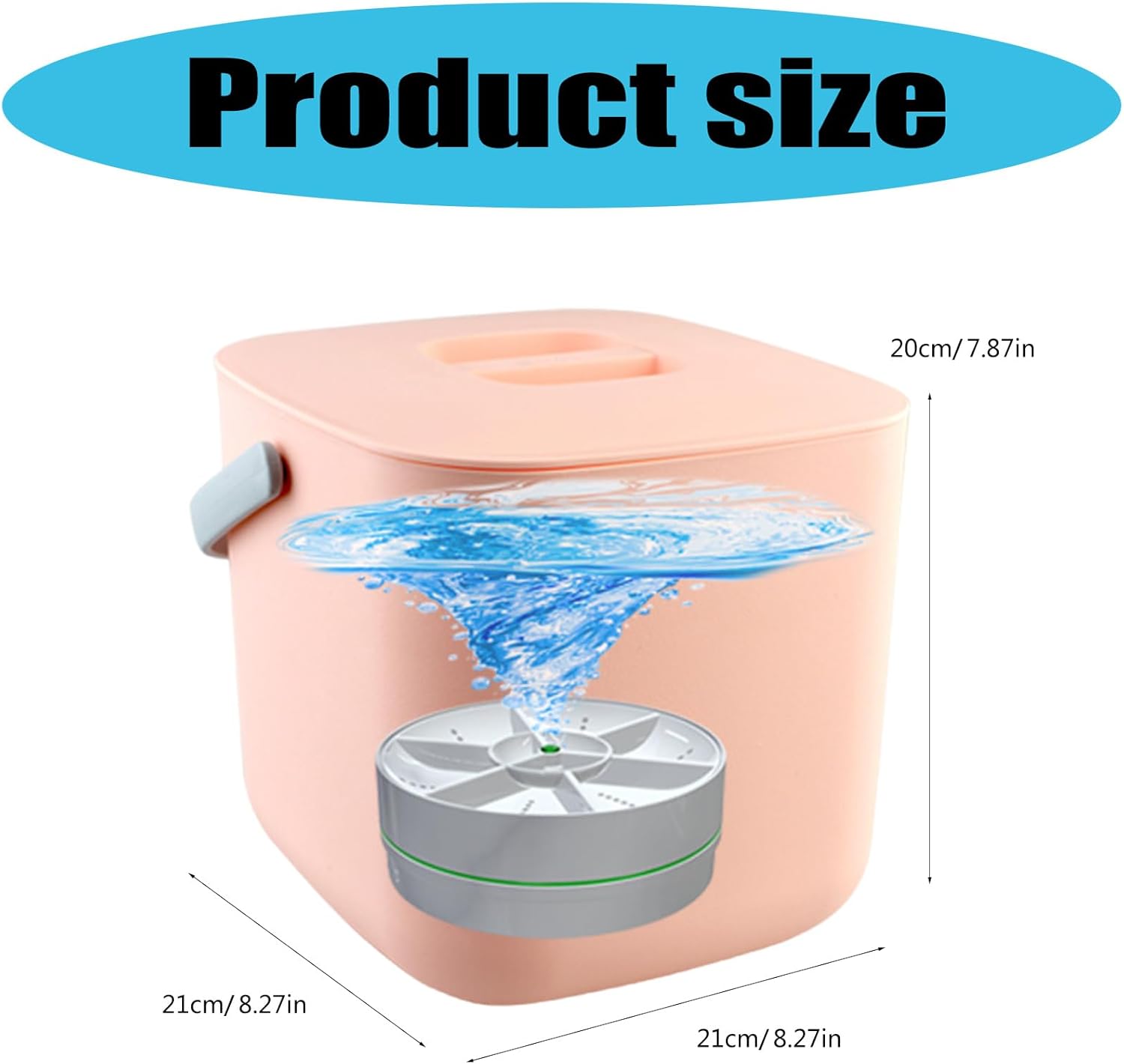 Machine à laver automatique portable - compact, sans fil, cuisine, légumes