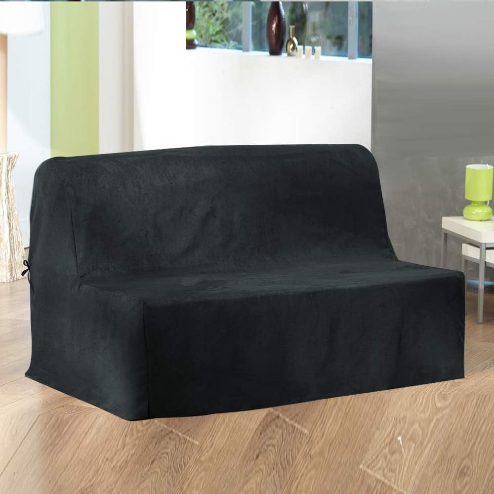 Housse matelassée banquette BZ 140 - 120x200/140cm - Anthracite
