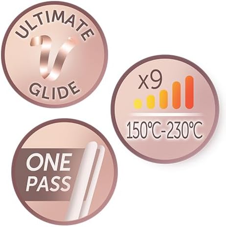 Remington - PROluxe lisseur, céramique, LCD, 150-230°C, pochette S9100