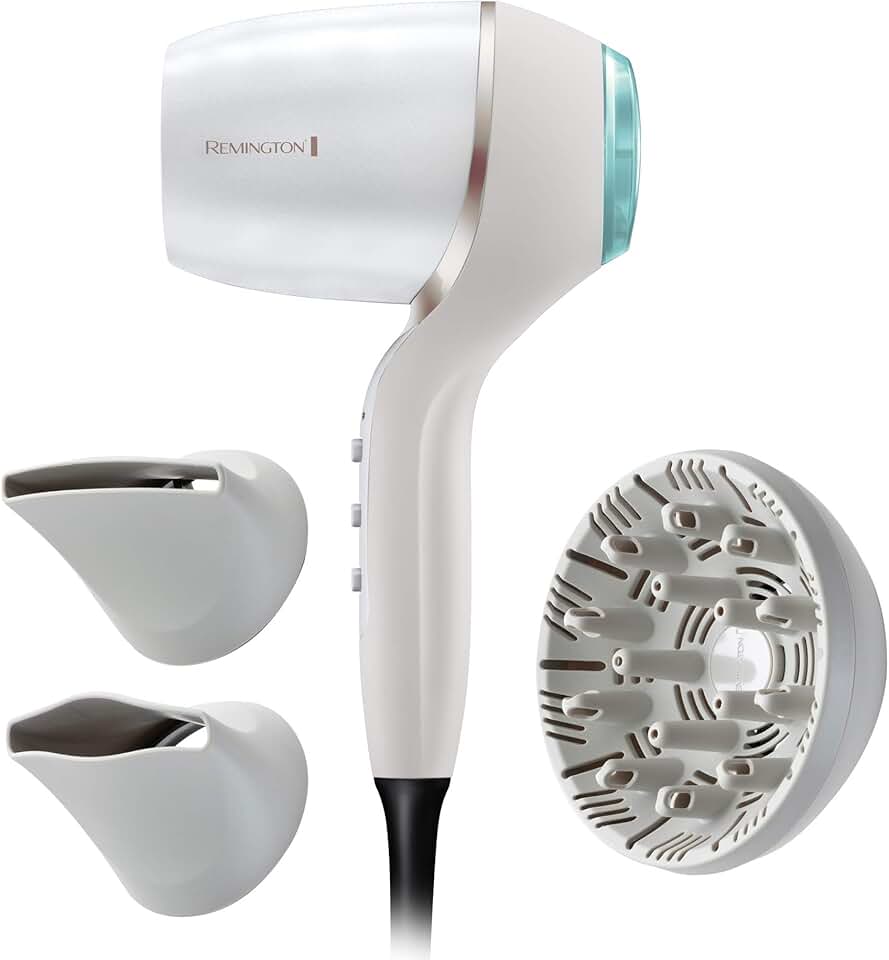 Remington - sèche-cheveux Hydraluxe Pro - 2400W - moteur numérique, capteur chaleur, 3 accessoires, EC9001