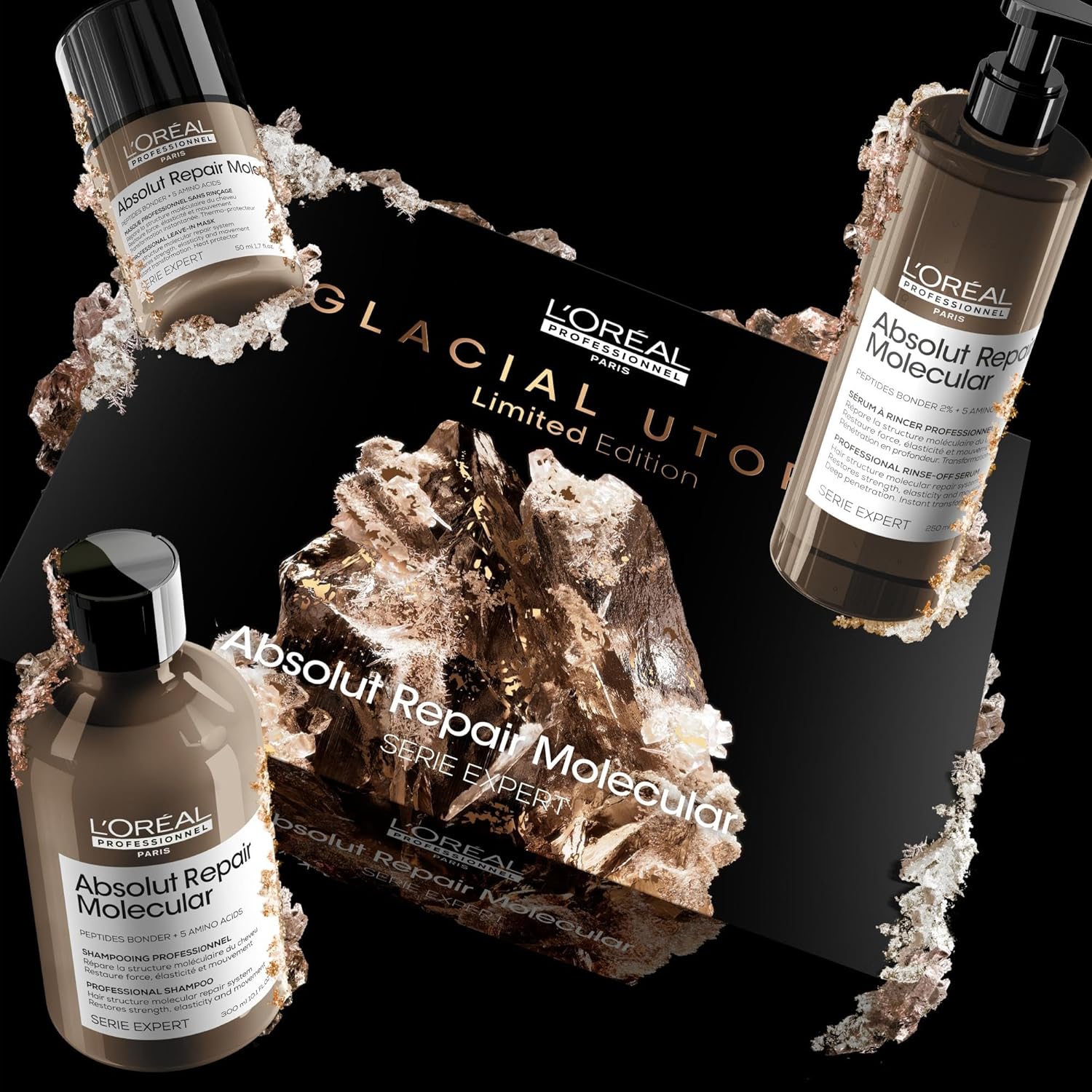 L'Oréal Professionnel - Serie Expert Absolut Repair Molecular - édition limitée - routine réparatrice cheveux abîmés