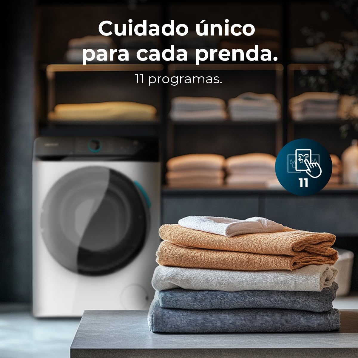 Cecotec - Bolero DressCode 8Kg 1200tr/min 11 programmes - Inverter