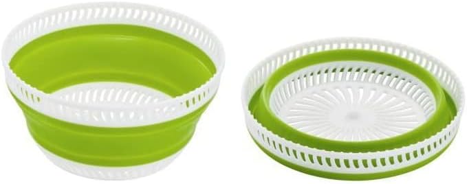 Moulinex - essoreuse à salade rétractable 4L - compacte, verte