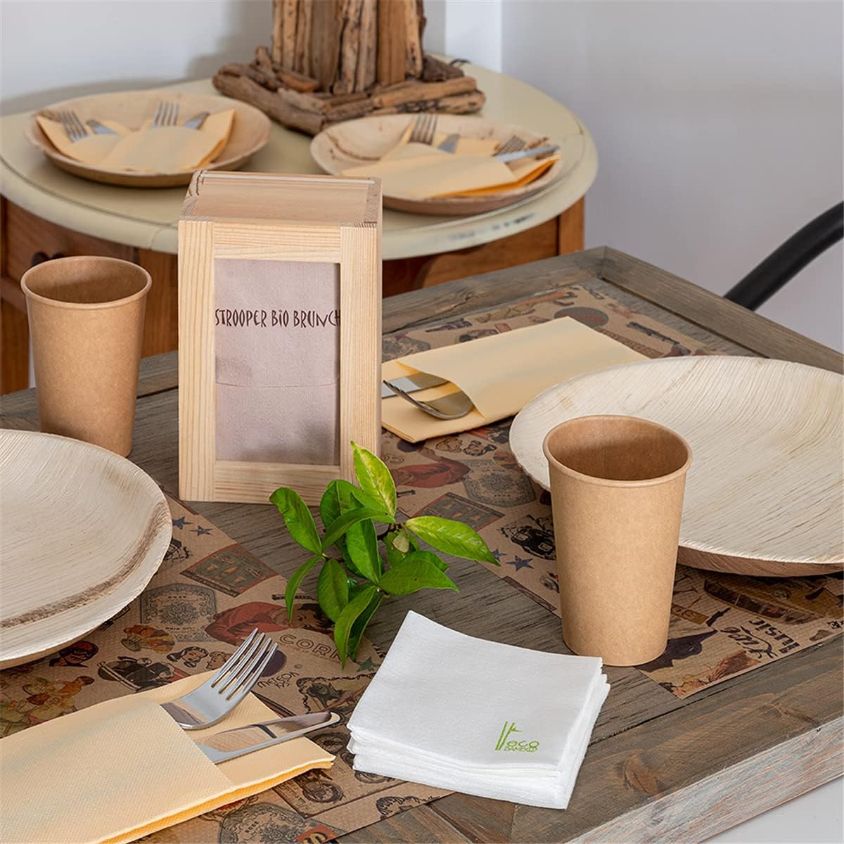 García de Pou - Verres 1 paroi - 180 ml - marron carton - 260+18PeG/M2