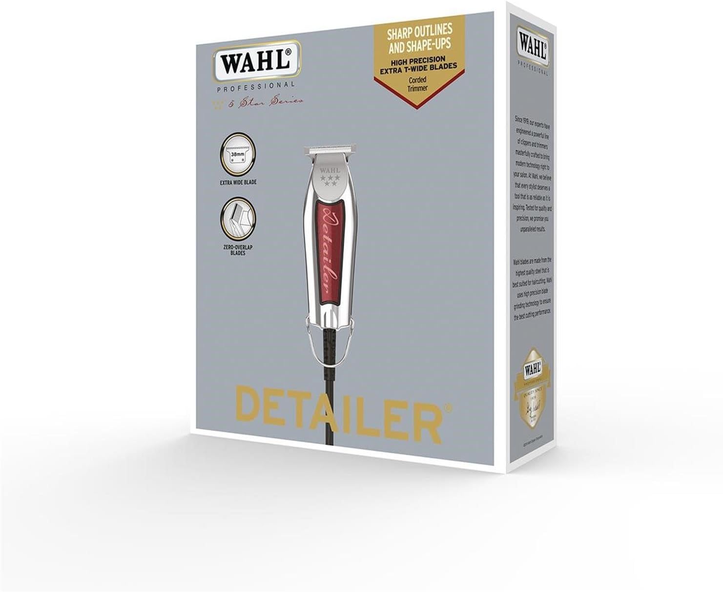 Wahl - tondeuse Detailer filaire - compacte - coupe précise