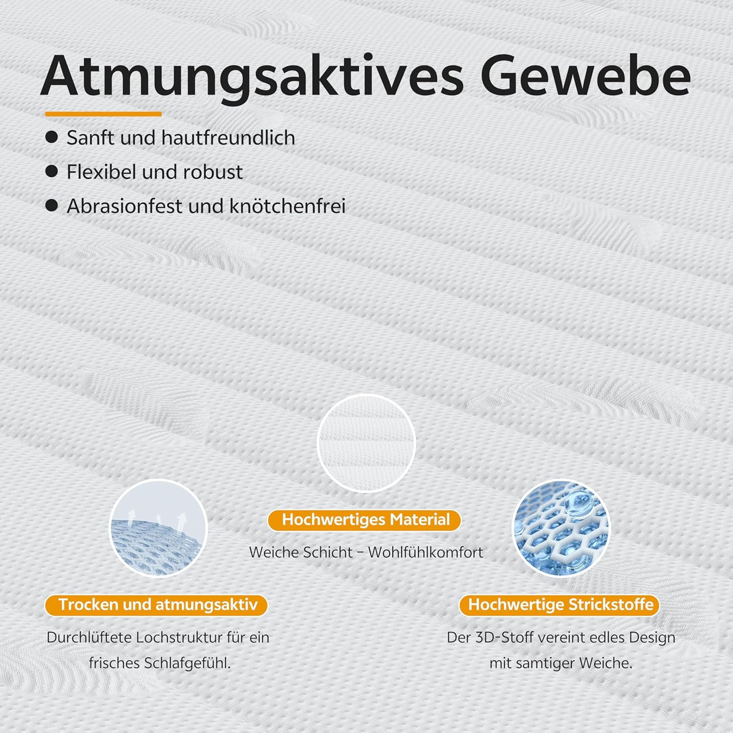 PurrJoys - matelas 160x200 cm - ressorts ensachés, 7 zones, 25 cm, H3/H4, Oeko-TEX