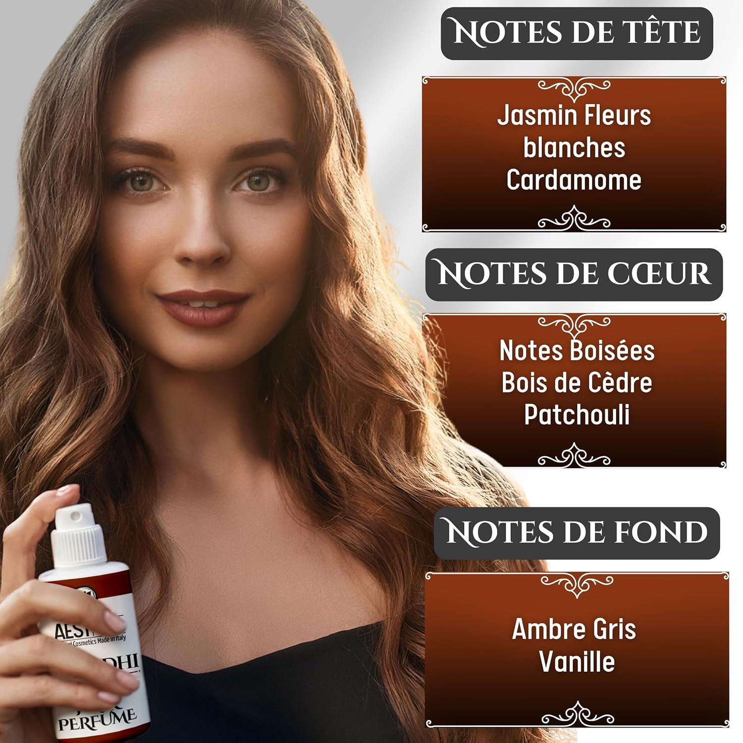 Aesthete - Samadhi - 50ml - Jasmin, cèdre, vanille, hydratant, sans alcool