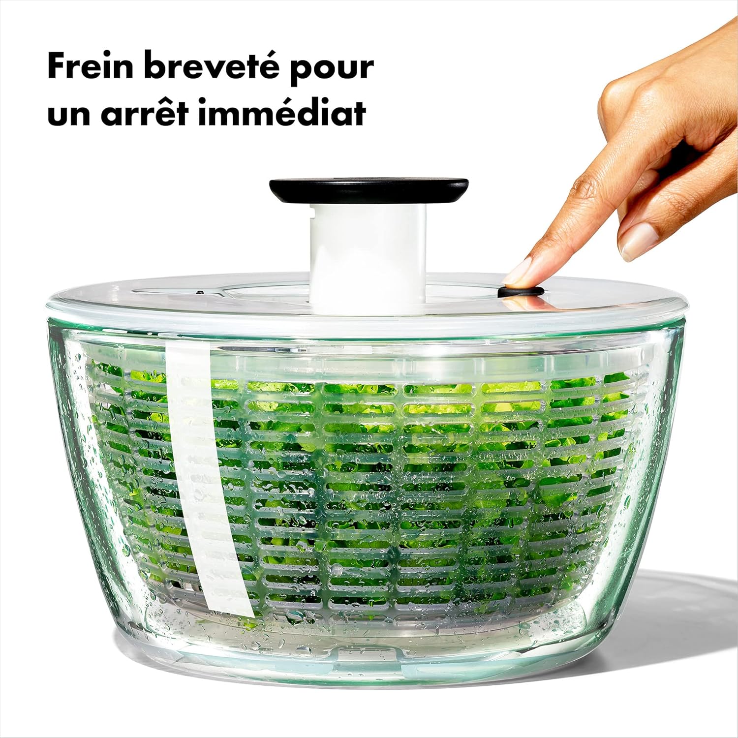 OXO - Good Grips Essoreuse à salade verre 6 L, transparente