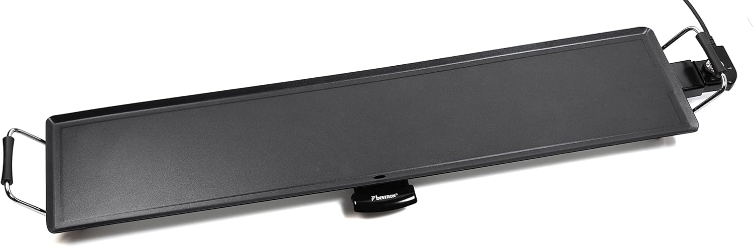 Bestron - plancha électrique XXL - surface extra longue - 10 personnes