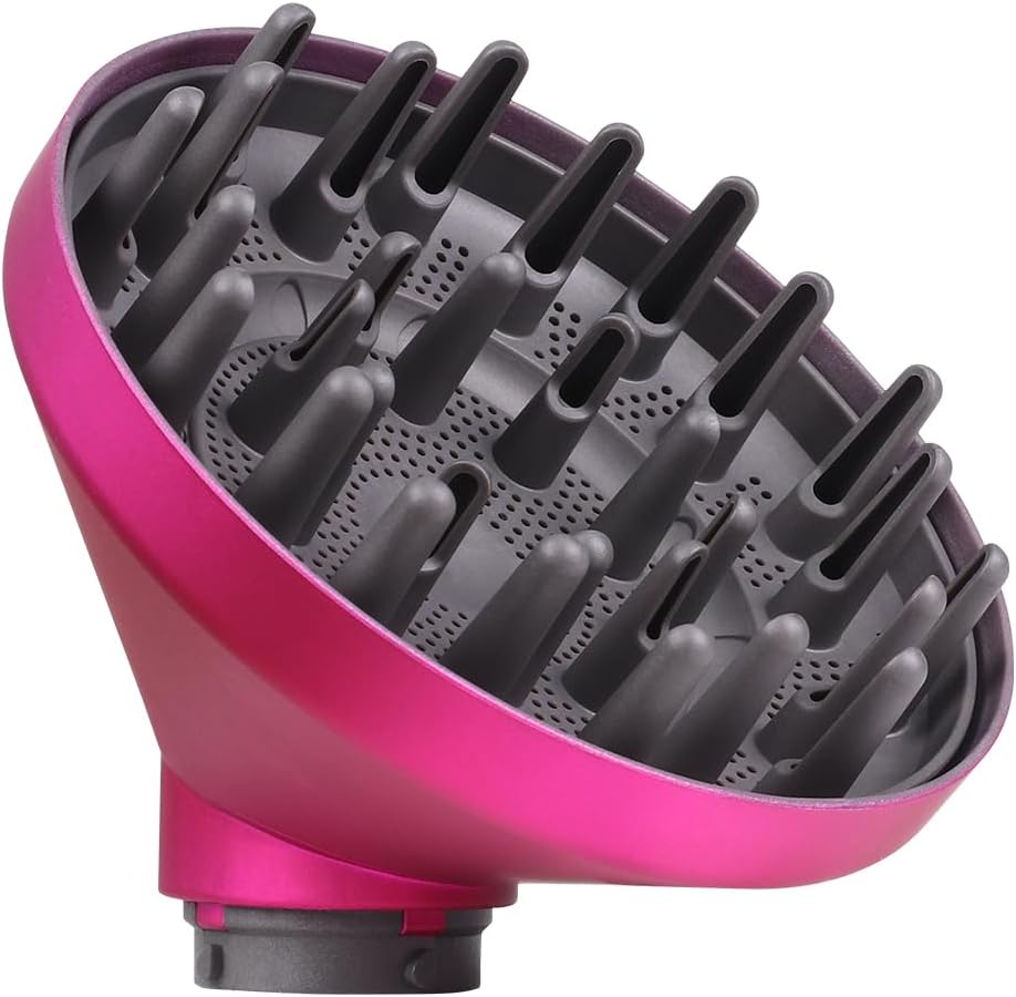 Dyson - Airwrap diffuseur cheveux longs - Accessoire sèche-cheveux - Pour cheveux ondulés et bouclés - rose