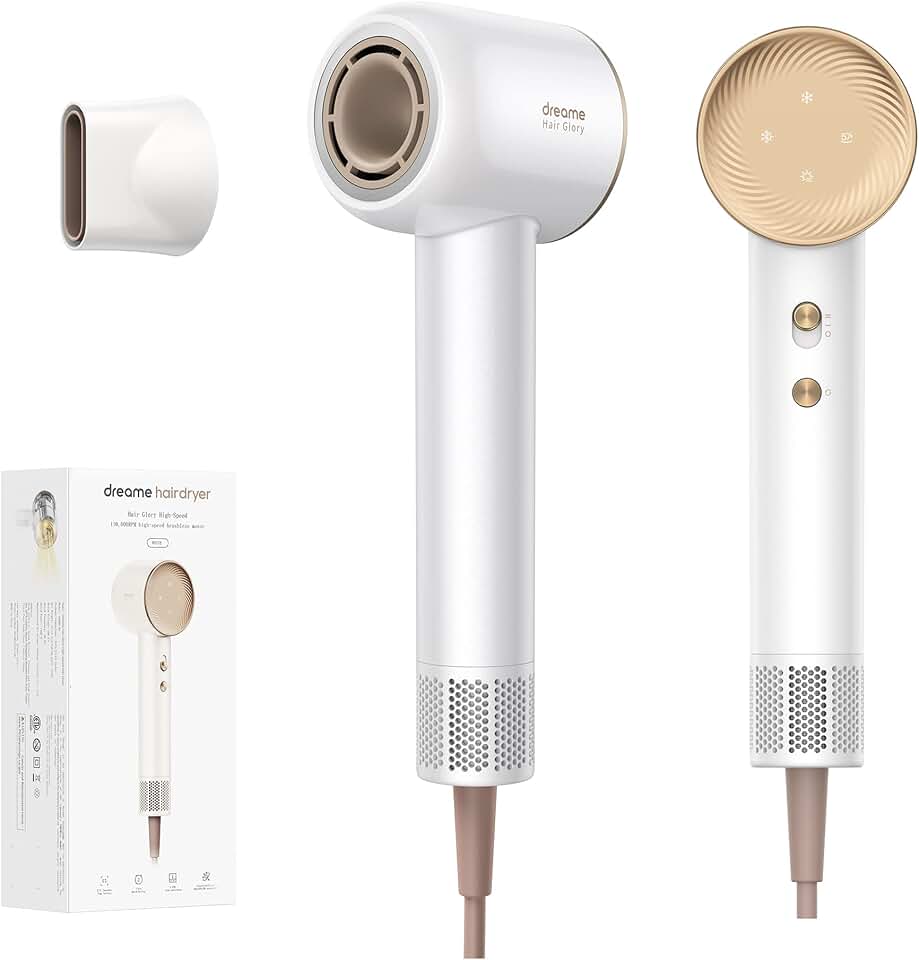 Dreame - Hair Glory - léger, moteur 110000 tr/min, ions négatifs, séchage rapide