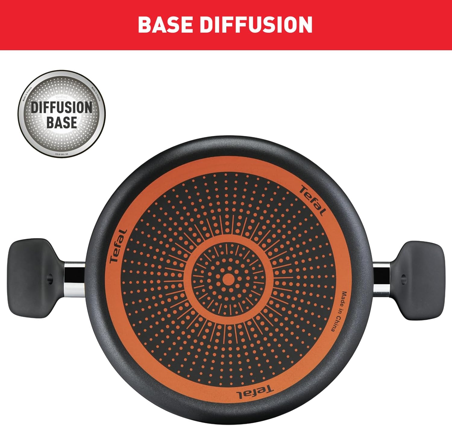 Tefal - Super Cook - batterie 9 pièces, antiadhésif, poignée ergonomique, B459S984