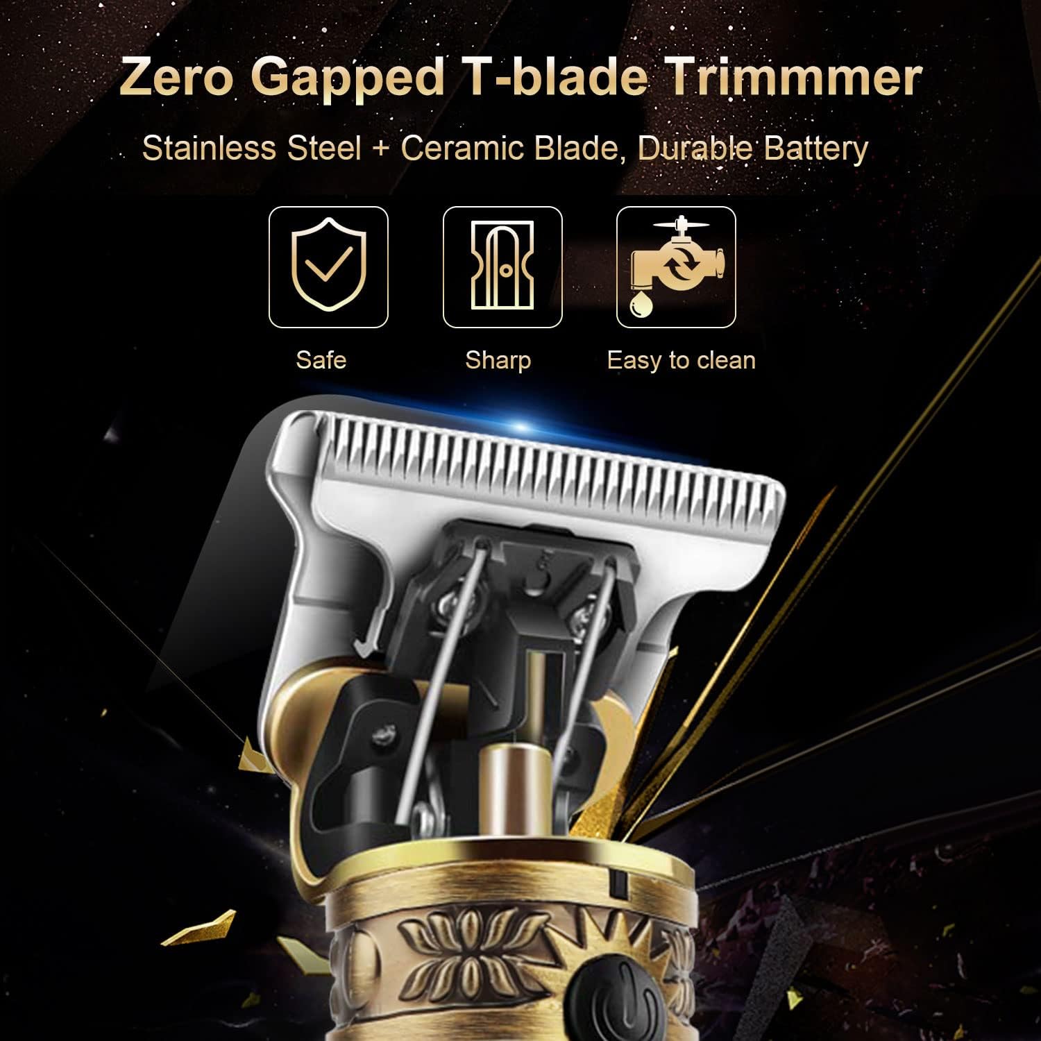 Tondeuse barbe homme - rasoir LED rechargeable - coupe précision - Brostyle