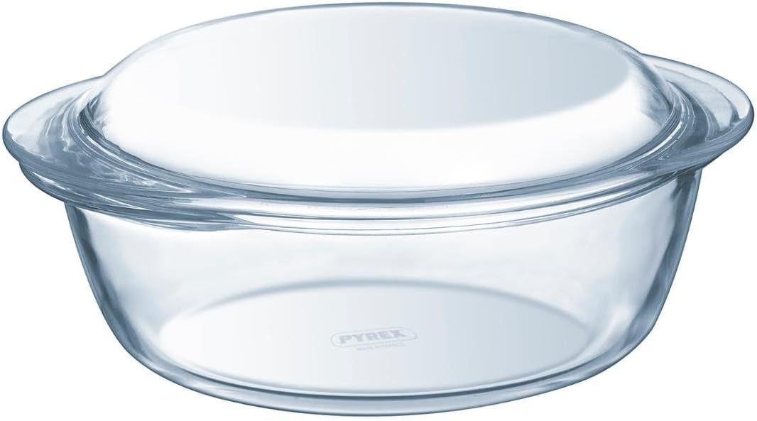 Pyrex - Cocotte Classic - 1,3L - ronde, verre résistant