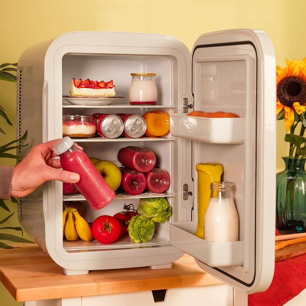 Cecotec - Bolero MiniCooling 25L - 41x40x34 cm - Frigo portable, 7-65°C, chauffage/refroidissement, 12V-220V, transport 