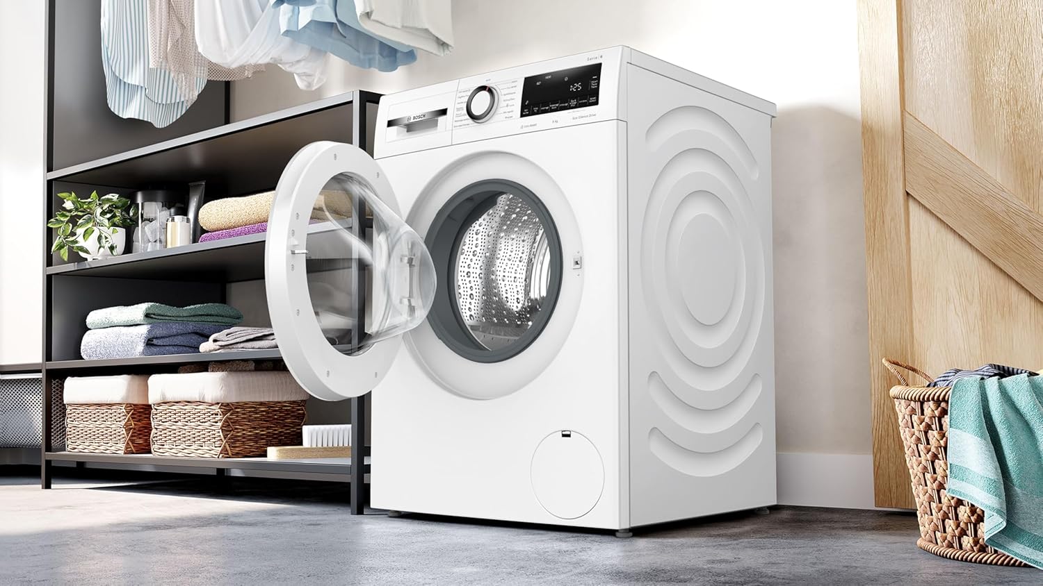 Bosch - lave-linge Série 6, 9 kg, 1400 trs/min, blanc - WGG244Z3FR