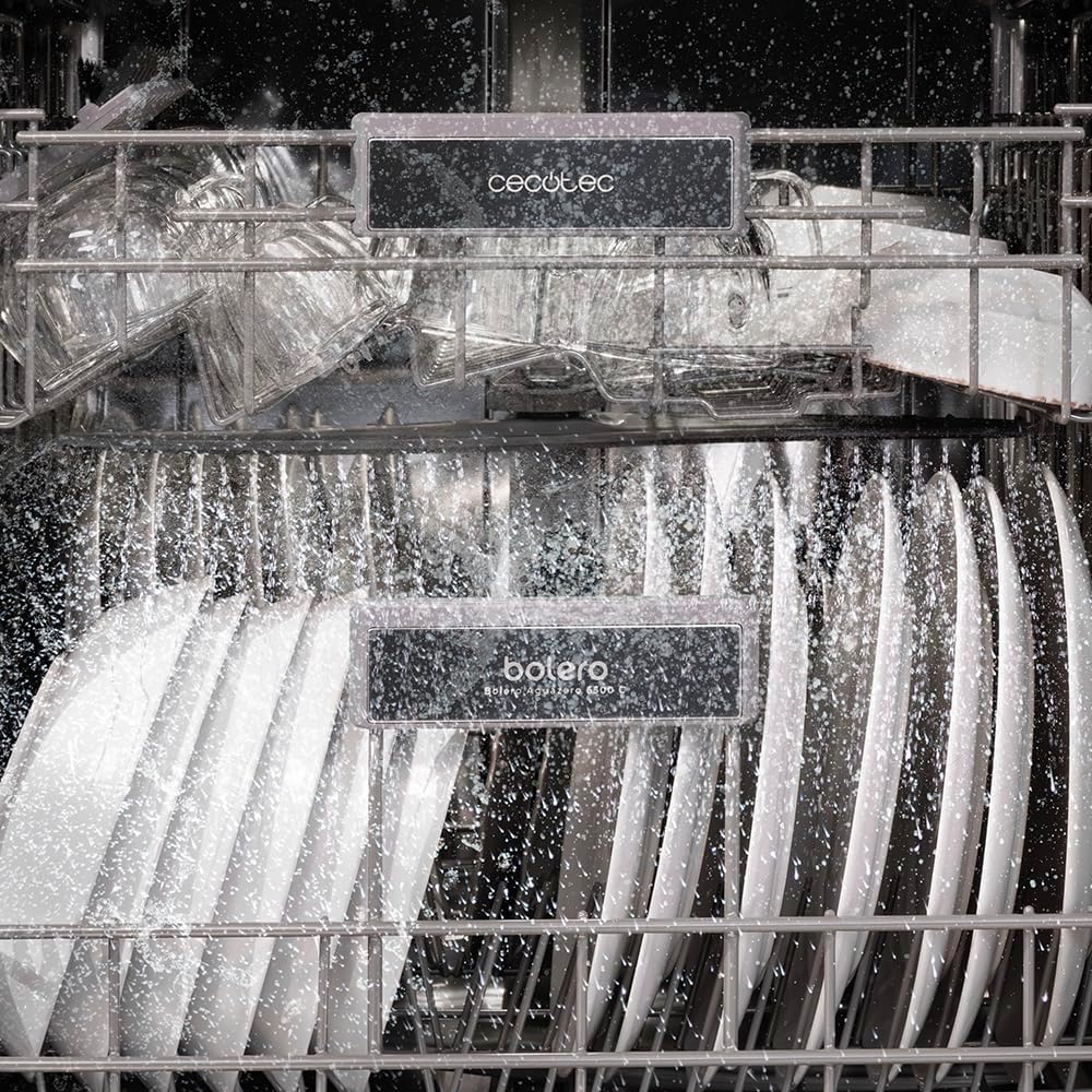 Cecotec - Bolero Aguazero 6500 - 60 cm - 15 couverts, 3 paniers, 6 programmes