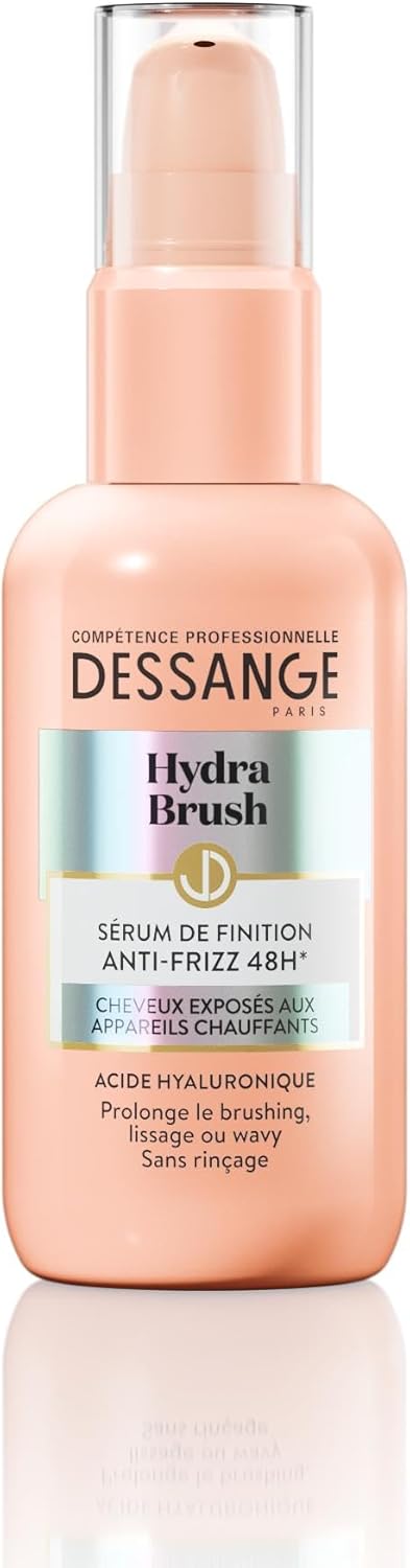 DESSANGE - Hydra-Brush Sérum Finition 100ml - anti-frizz, acide hyaluronique, protège brushing