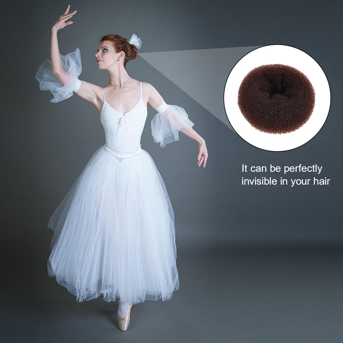 URAQT - Machine à pain donut - 4 pièces, 6/8 cm - chignon, 30 épingles