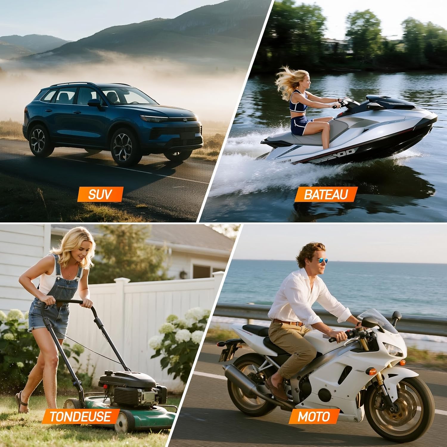 JDMCAR - Booster batterie série 8000A - 14.8V - 9L essence/8.5L diesel, pinces intelligentes, LED, protections multiples