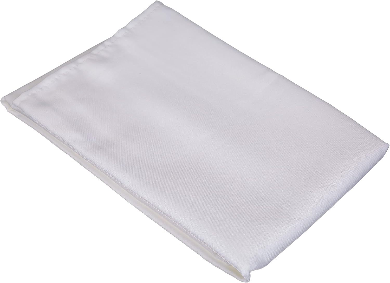 Nappe rectangle polyester blanc - 140x200 cm - essentielle