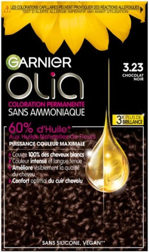 Garnier - Olia - 120g - Coloration sans ammoniaque, cheveux doux - 3.23