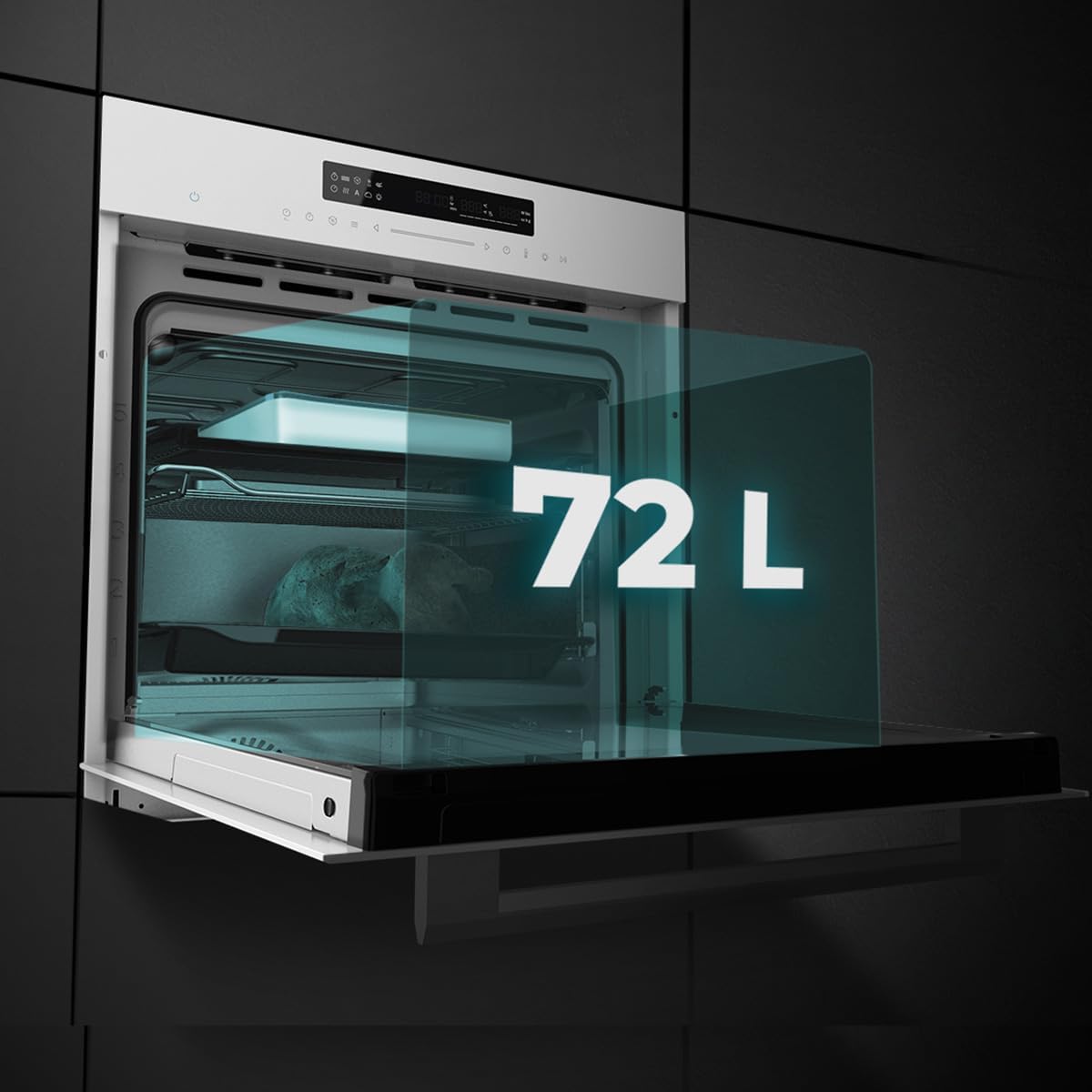 Cecotec - Bolero Hexa série - 60cm - 72L, 12 fonctions, Steam Assist, SM406000