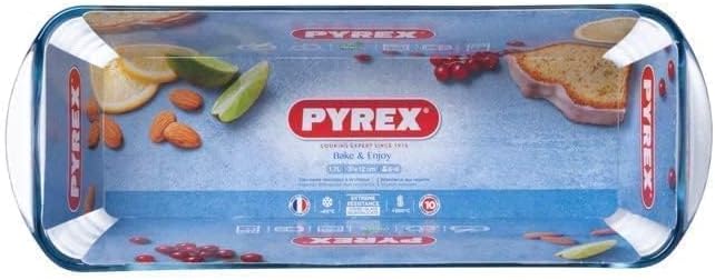 Pyrex - Bake & Enjoy moule à cake en verre 31x12 cm - lot de 2