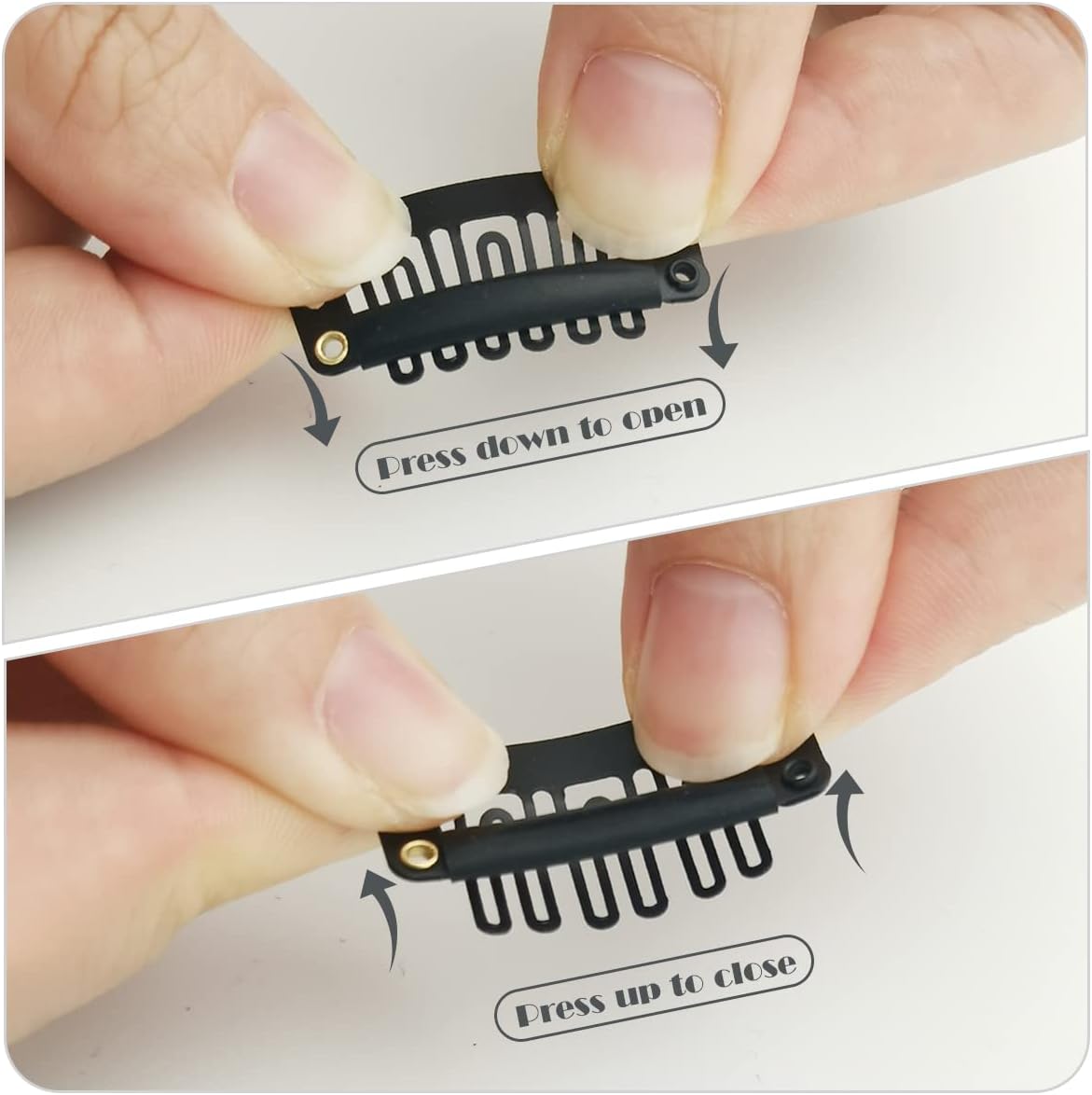 Dreamlover - clips métalliques perruque - 3 cm - fixation perruque lot 30