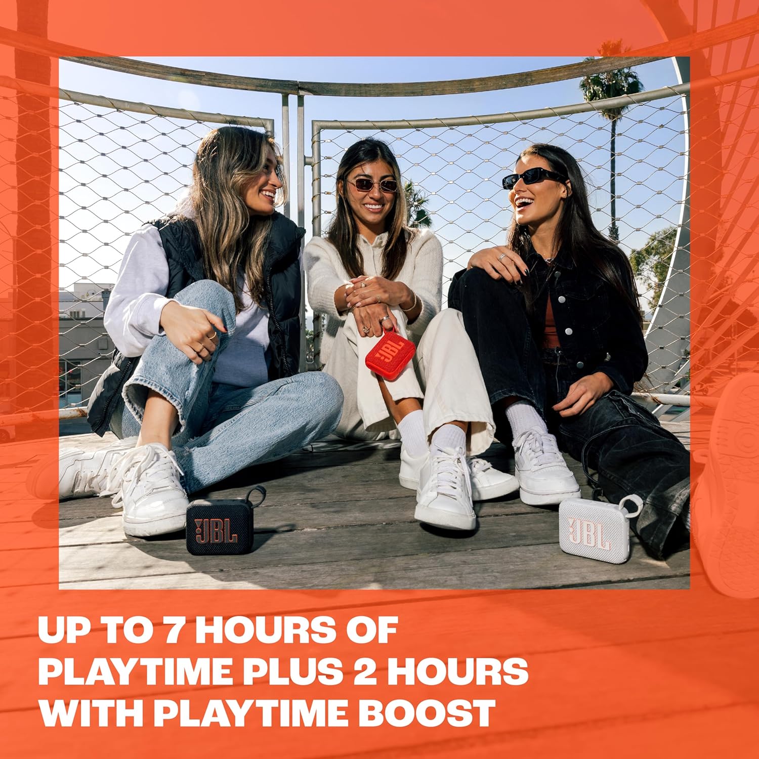 JBL - GO 4 - ultra-portable, son JBL Pro, 7h autonomie, IP67, rouge