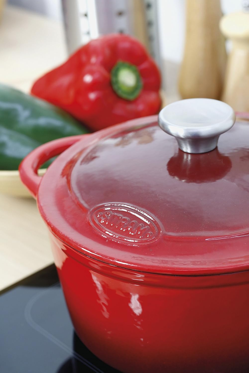 Sitram - Cocotte ovale en fonte émaillée 6.5L, 33x25x13.5cm - 710840