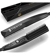 VIKICON Lisseur à barbe pour hommes, mini fer à lisser électrique, barre chauffante rapide des années 30...