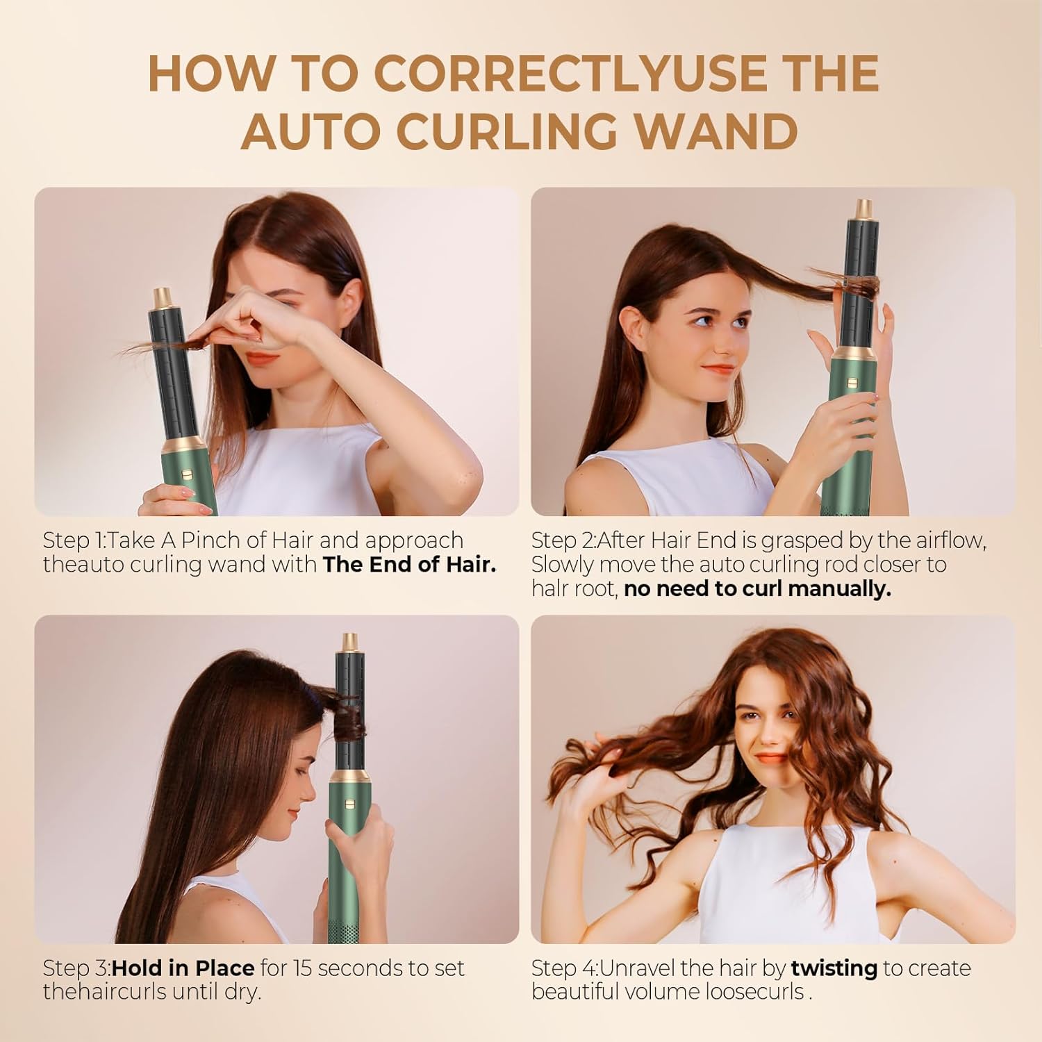 Brosse soufflante 5 en 1 - 1000W - multi-styles, ions, réglable