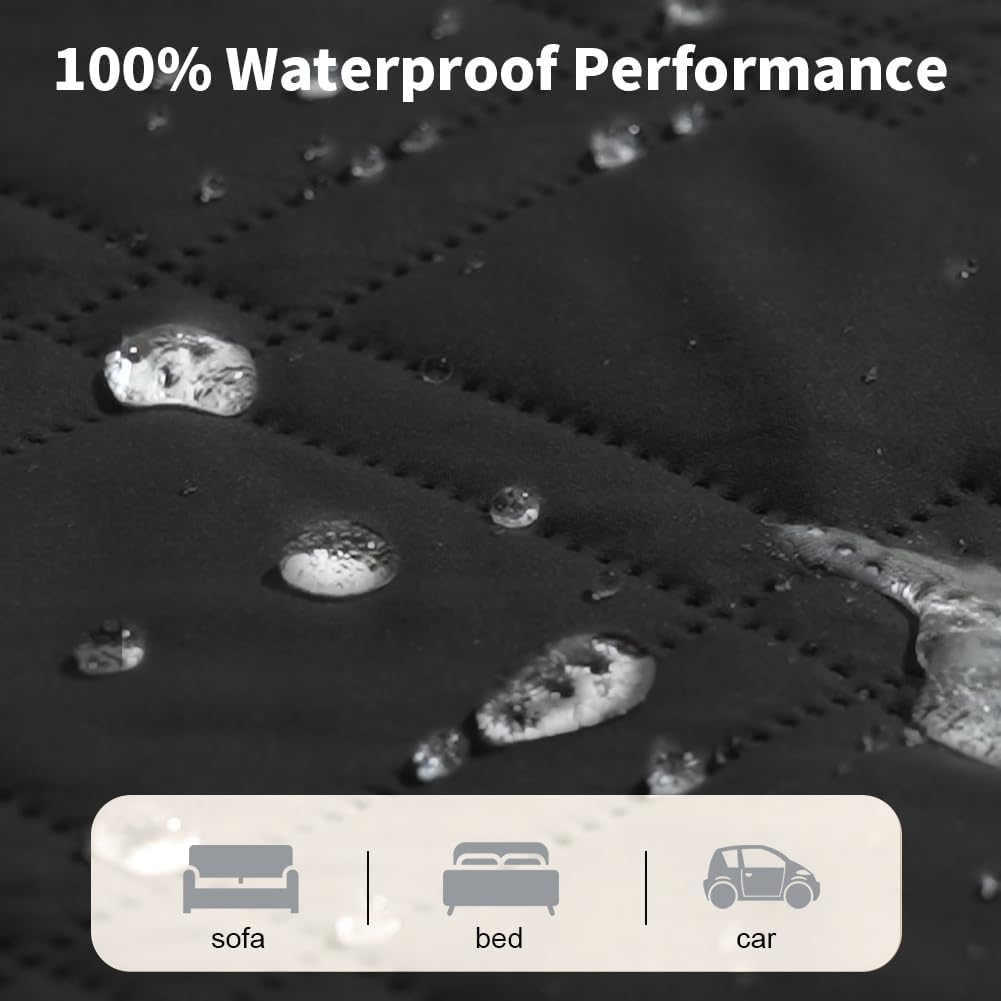 DUJUIKE - Housse imperméable canapé, antidérapante, 76-180cm, protection pour animaux