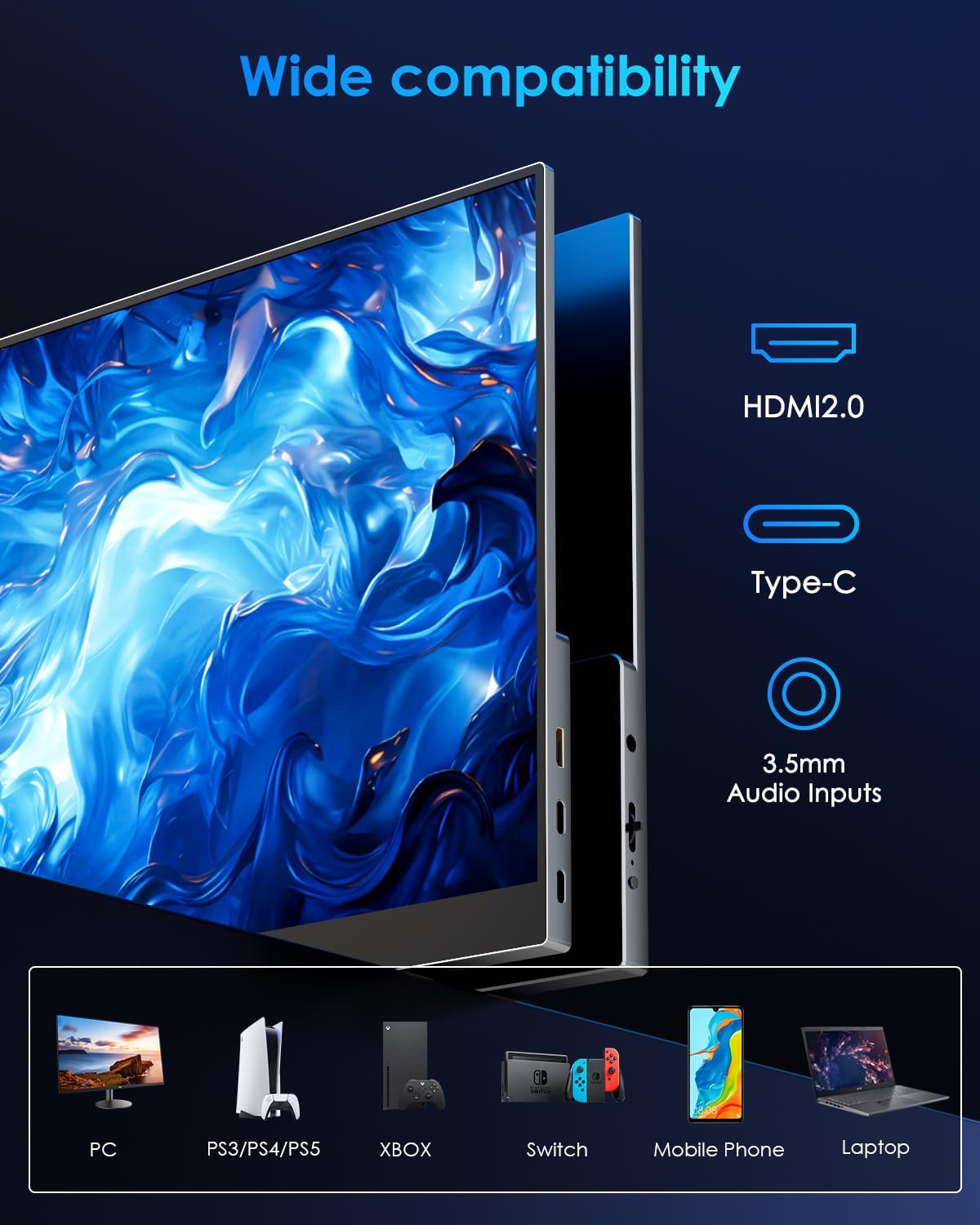 Yodoit - Ecran Portable 16