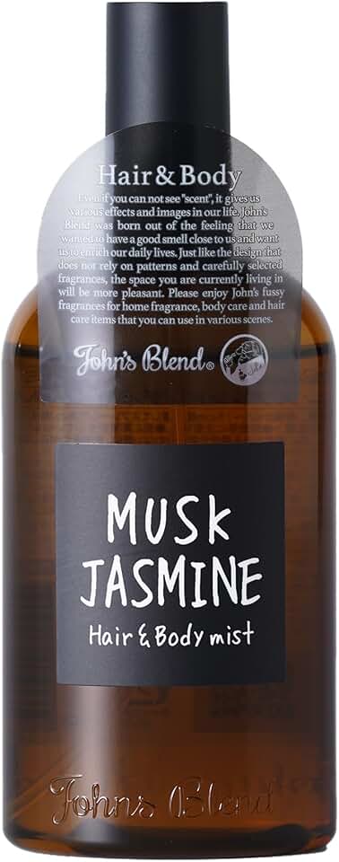 John's Blend - Hair & Body Mist - 110 ml - Parfum Musc Jasmin